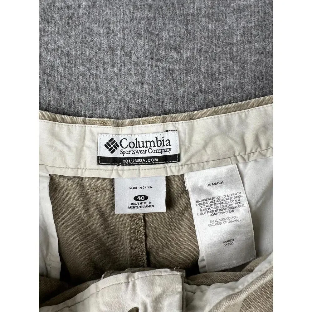 Columbia Men's Casual Shorts Tan Size‎ 40